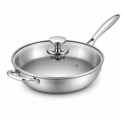 Wok ze stali nierdzewnej do smażenia